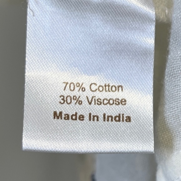 Ada Kamara | Criss Cross Embroidered Striped Textured Knit Peplum Boho Blouse - Picture 11 of 13